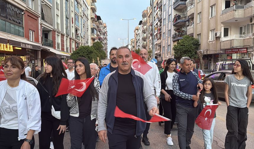 Aydın'da fener alayı düzenlendi
