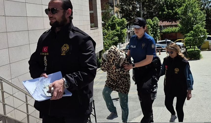 Eskişehir'de bir kadının boynundaki altınları 'kapkaç' yöntemiyle çalan şüpheli tutuklandı