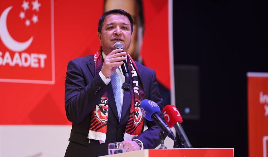 Saadet Partisi Genel Başkanı Arıkan, Gaziantep'te partisinin il kongresine katıldı