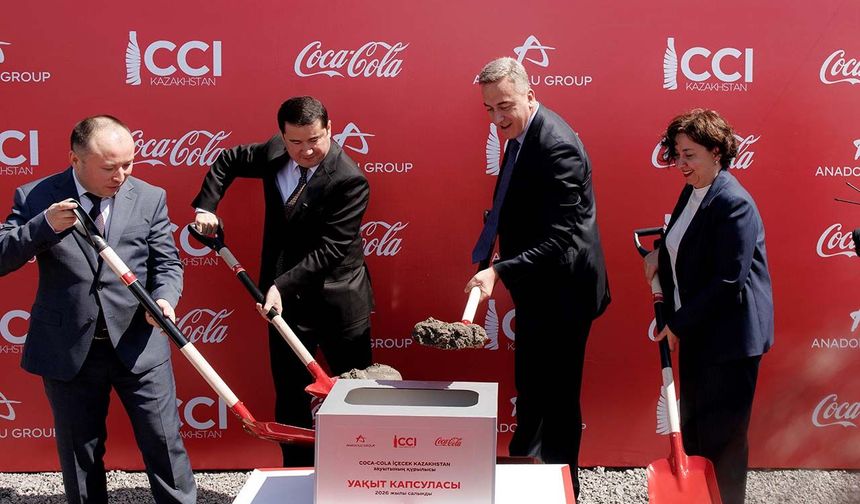 Coca-Cola İçecek Kazakistan’daki yeni fabrikasının temelini Aktöbe’de attı