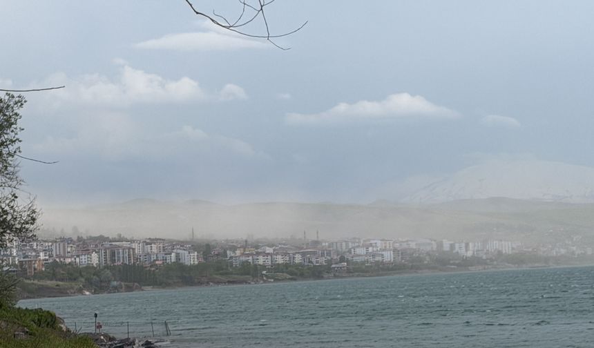 Bitlis'te toz taşınımı ve rüzgar etkili oldu