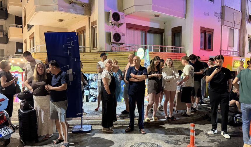 Alanya'da otelde çıkan yangın söndürüldü