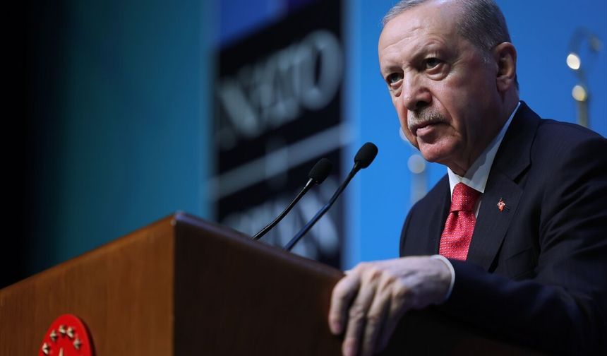 Cumhurbaşkanı Erdoğan, NATO Liderler Zirvesi sonrası basın toplantısı düzenledi