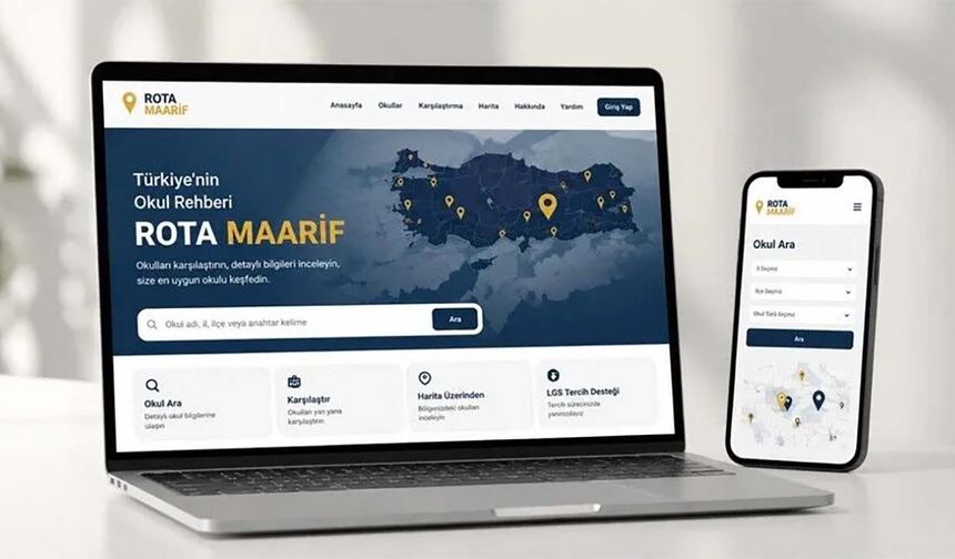 LGS tercihlerine rehberlik eden "Rota Maarif" 3 milyondan fazla ziyaret edildi