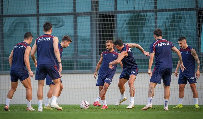 Trabzonspor'da Kasımpaşa maçı hazırlıkları başladı