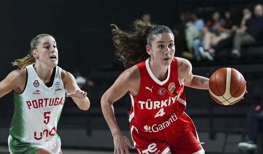 A Milli Kadın Basketbol Takımı, hazırlık maçında Portekiz'i 63-51 yendi