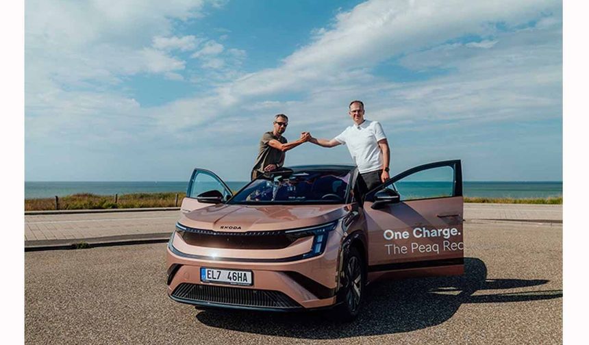 Skoda Peaq’ten tek şarjla  936 km’lik menzil rekoru