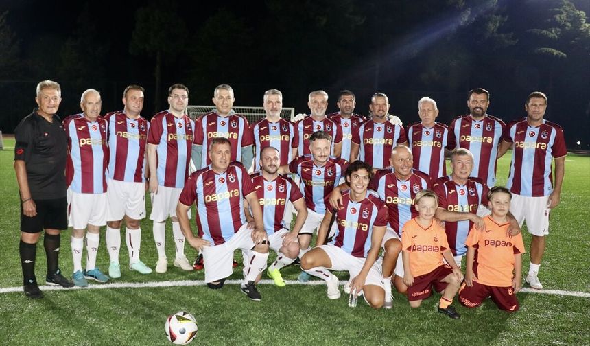 Trabzon'da 'Şöhretler maçı' yapıldı