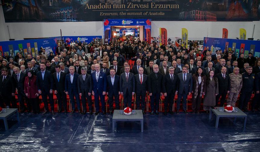 8. Doğu Anadolu Erzurum Kitap Fuarı açıldı