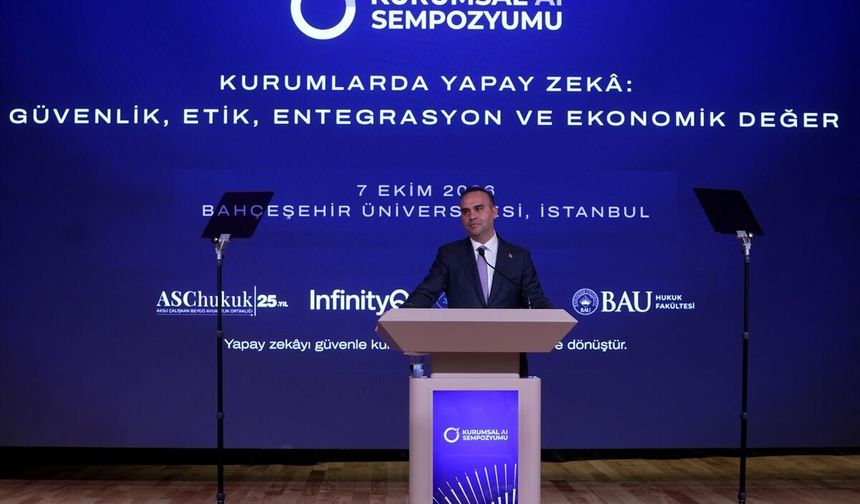 Bakan Kacır 'Kurumlarda Yapay Zeka Güvenlik Entegrasyon ve Ekonomik Değer Zirvesi'nde konuştu:
