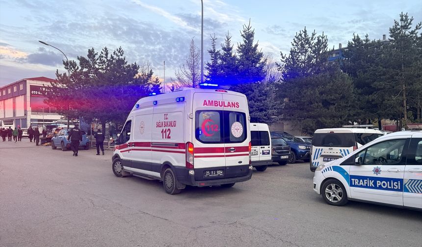 Erzurum'da bıçaklı kavgada 2 kişi yaralandı