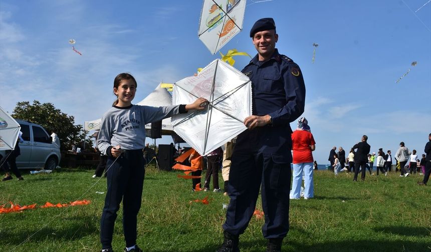 Ordu'daki Yason Burnu'nda uçurtma şenliği düzenlendi