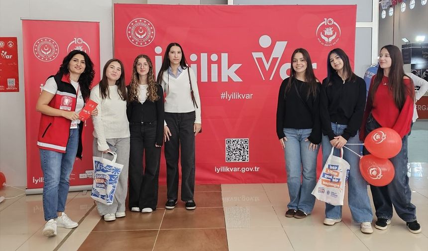Samsun Kitap Fuarı'nda 'İyilik Var' standı imece kültürünü yaşatıyor