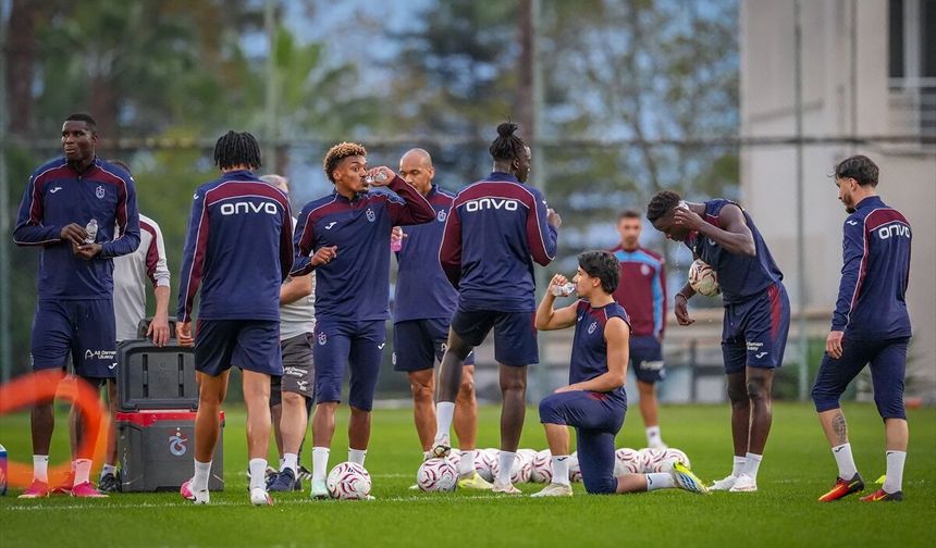 Trabzonspor, Samsunspor maçı hazırlıklarına devam etti