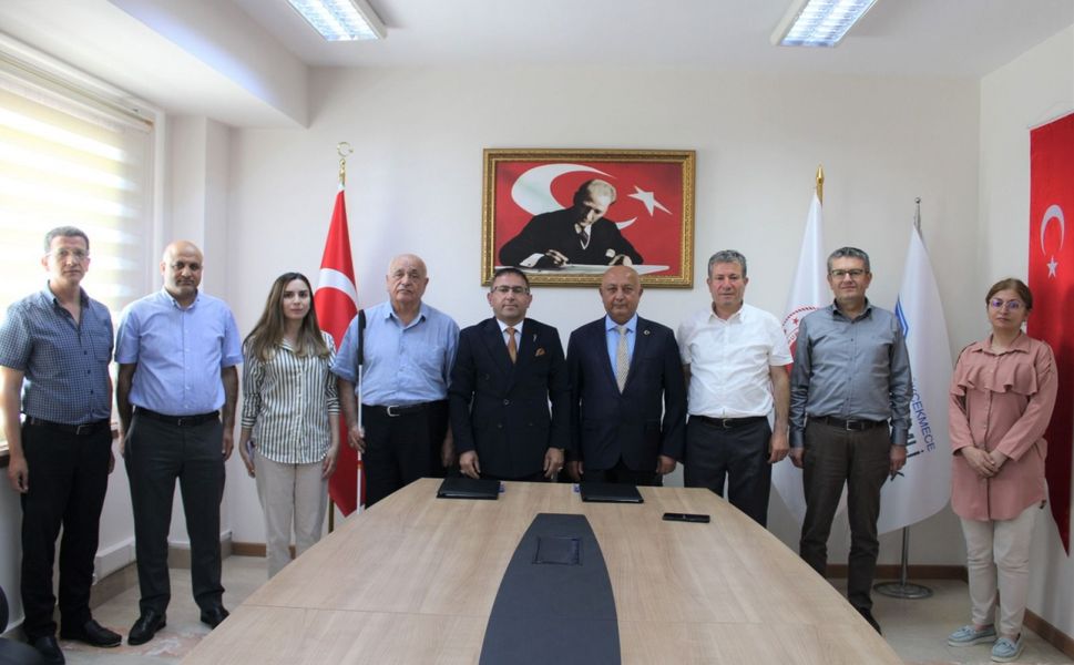 Küçükçekmece Denetimli Serbestlik Müdürlüğü ile Görme Özürlüler Derneğinden işbirliği protokolü