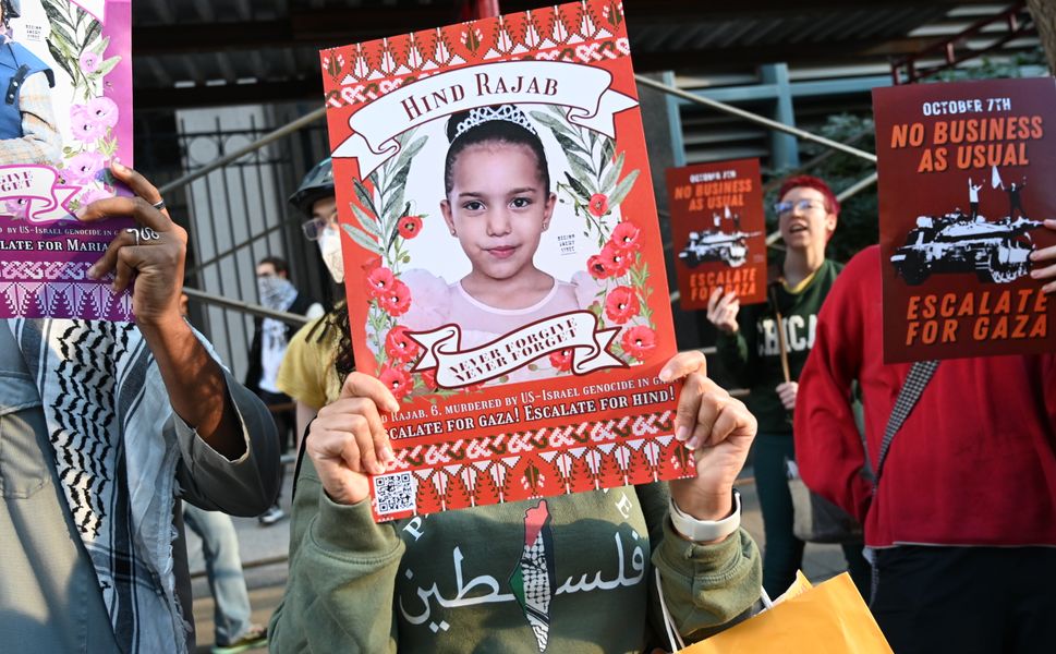 Chicago'da Gazze için protesto