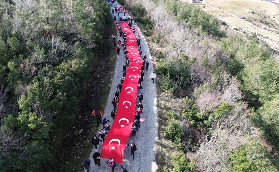 Hatay'da Sarıkamış şehitleri anısına yürüyüş düzenlendi
