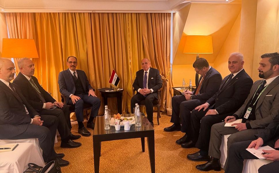 Irak Dışişleri Bakanı Hüseyin, Münih'te MİT Başkanı Kalın ile görüştü