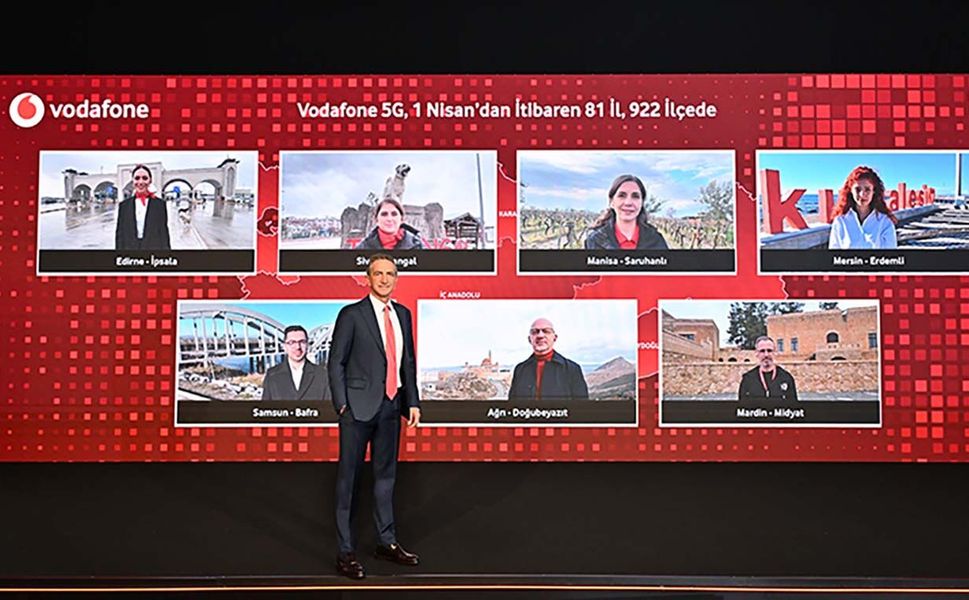 Vodafone, 81 il 922 ilçede 5G sinyali vermeye hazır