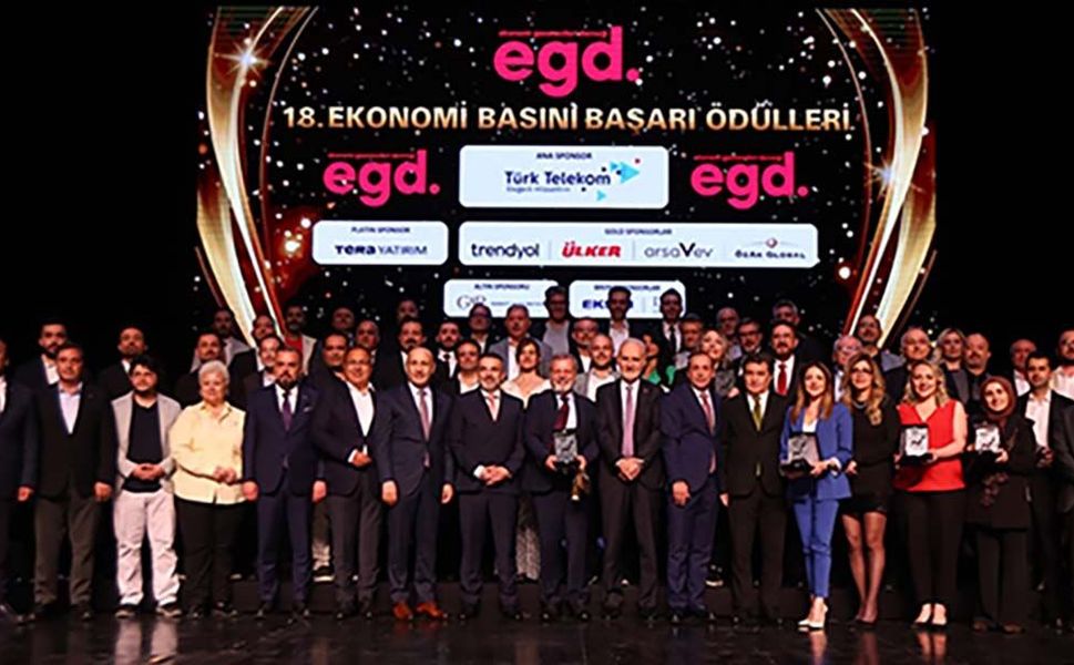 İş dünyası, EGD’nin 18. Ekonomi Basını Başarı Ödülleri töreninde bir araya geldi