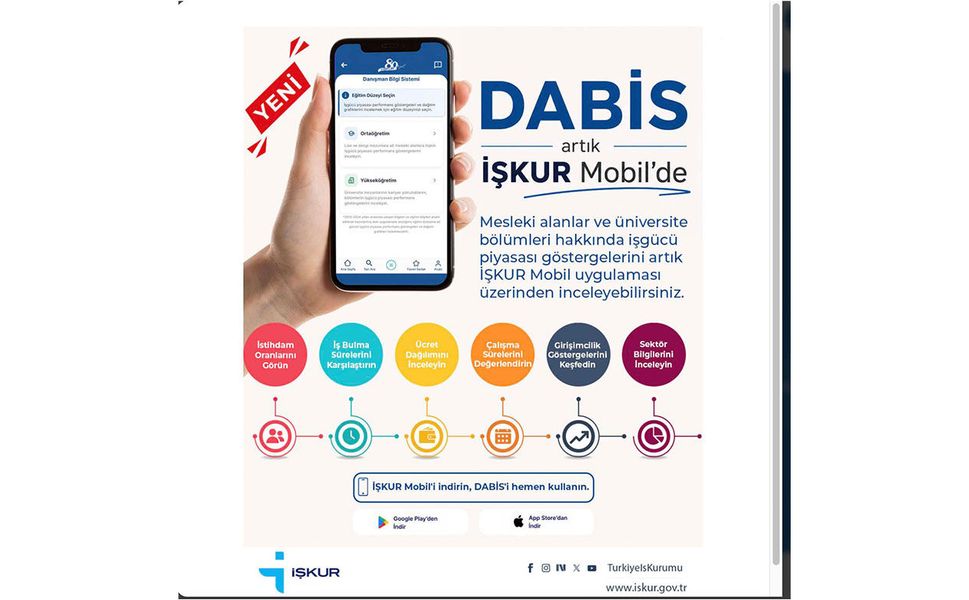 DABİS Artık İŞKUR Mobil'de