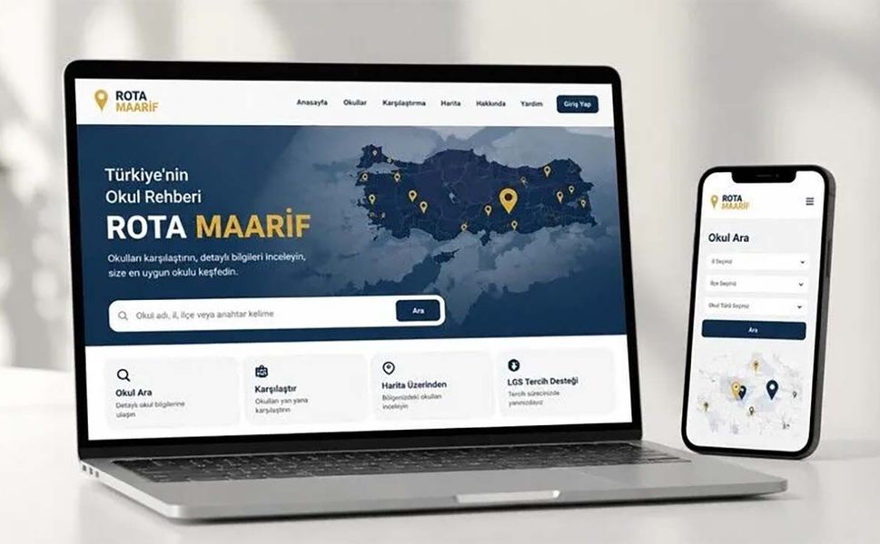 LGS tercihlerine rehberlik eden "Rota Maarif" 3 milyondan fazla ziyaret edildi