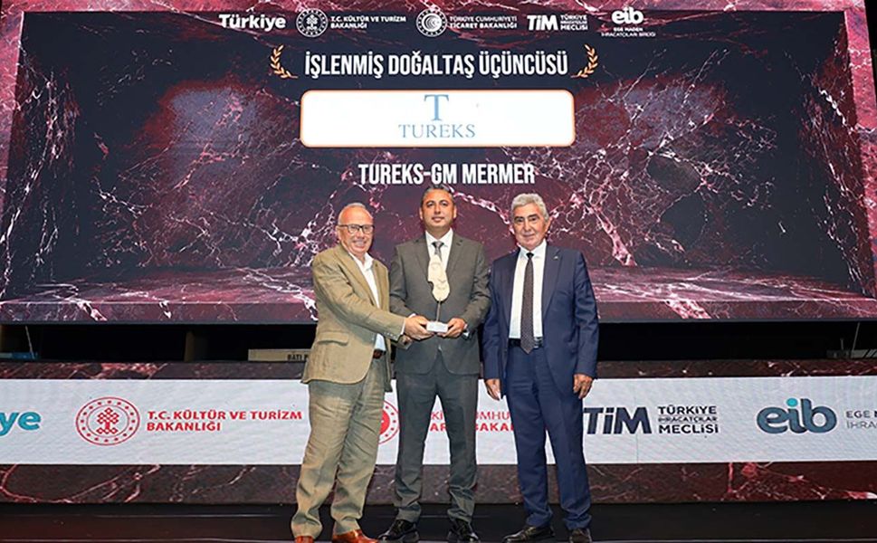 Tureks’e doğal taş ihracatında 4 ödül birden