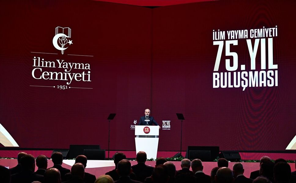 TBMM Başkanı Kurtulmuş, İlim Yayma Cemiyeti 75. Yıl Buluşması'nda konuştu: