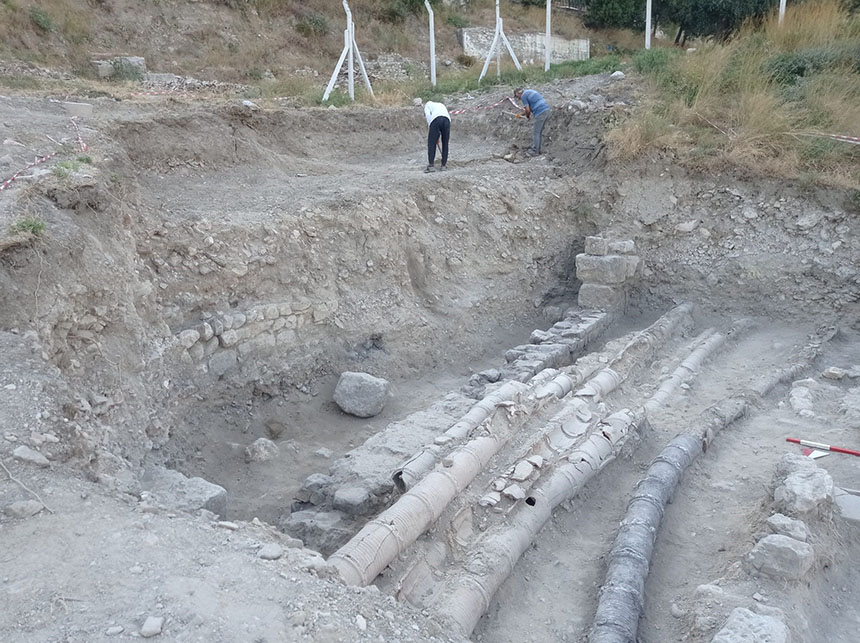 Hayat, Künk Sisteminden Ayrıntı (Hatay Kurtarma Kazıları Arşivi).