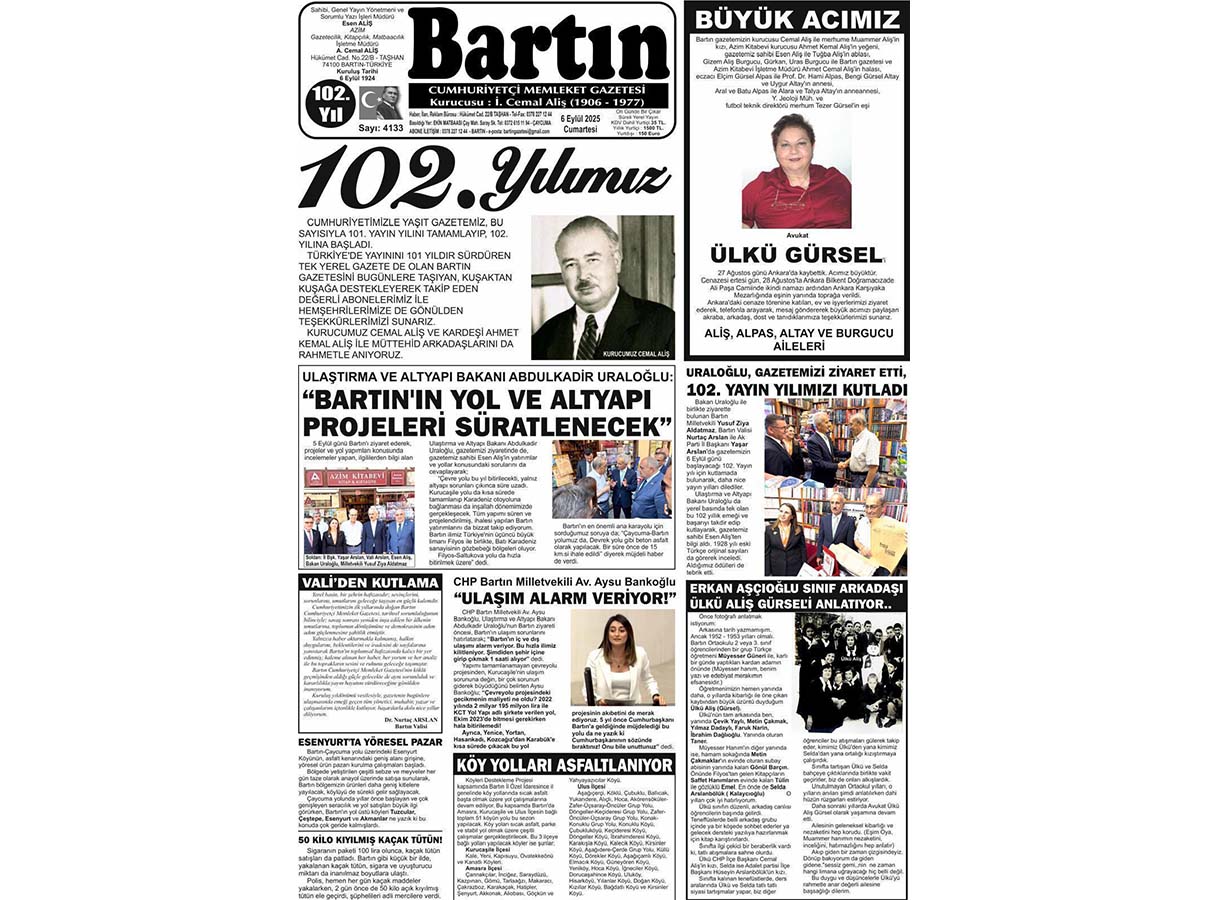 Bartın Gazetesi-1