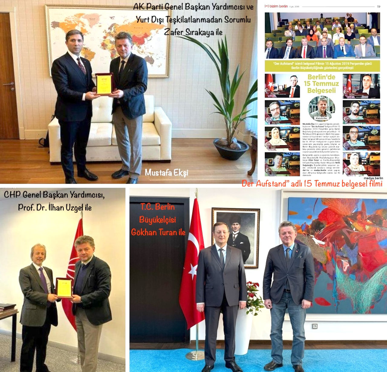 Medya.berlin’den Mustafa Ekşi, T.c. Berlin Büyükelçisi Gökhan Turan, Ak Parti Genel Başkan Yardımcısı Ve Yurt Dışı Teşkilatlanmadan Sorumlu Isim Zafer Sırakaya, Chp Genel Başkan Yardımcısı (6)