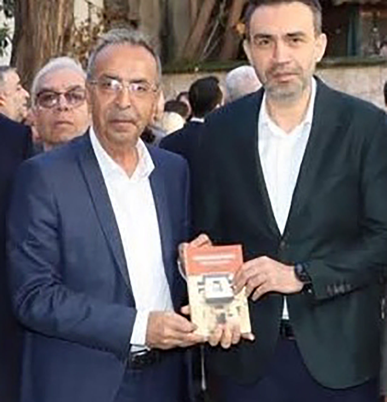 Dr. Mustafa Erim Ve Mersin Akparti Il Başkanı Adem Aldemir.