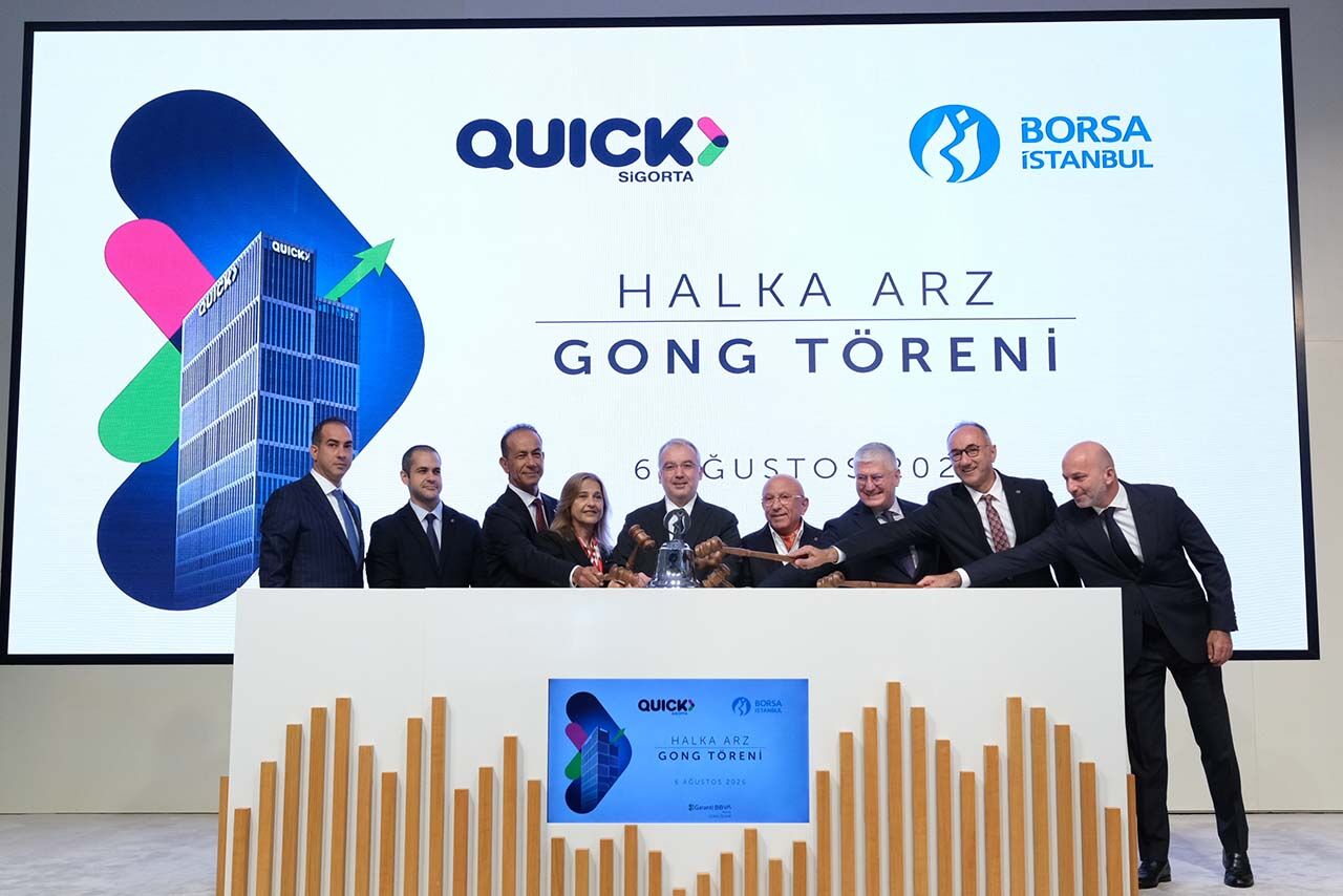 Borsa İstanbul'da gong Quick Sigorta için çaldı