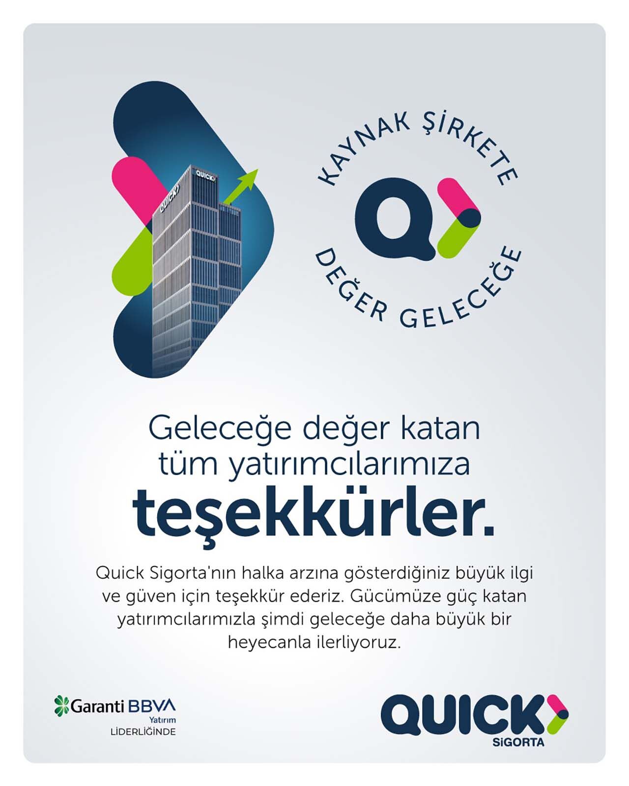 Quick Sigorta Teşekkür