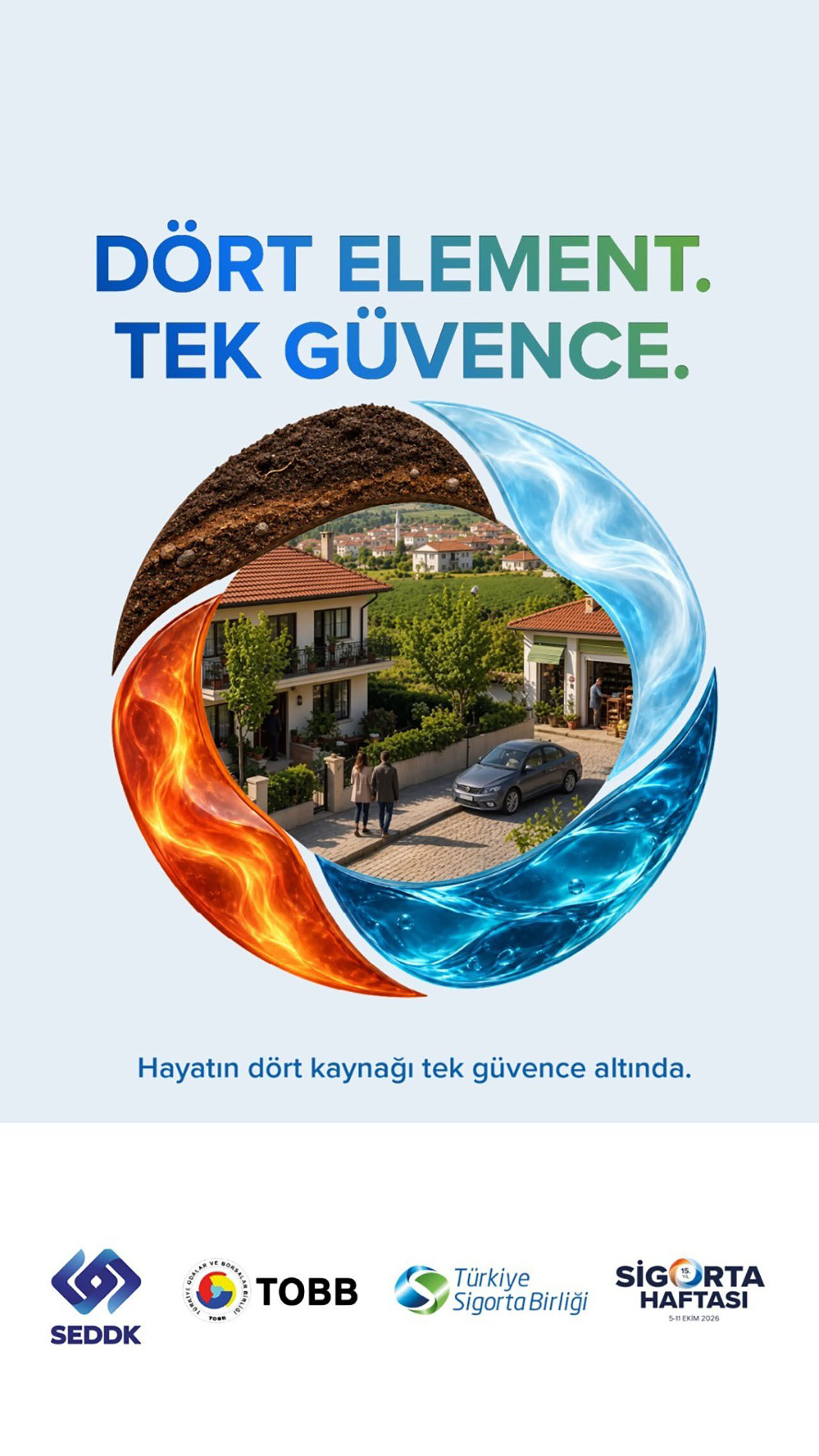 Dört Element Tek Güvence.