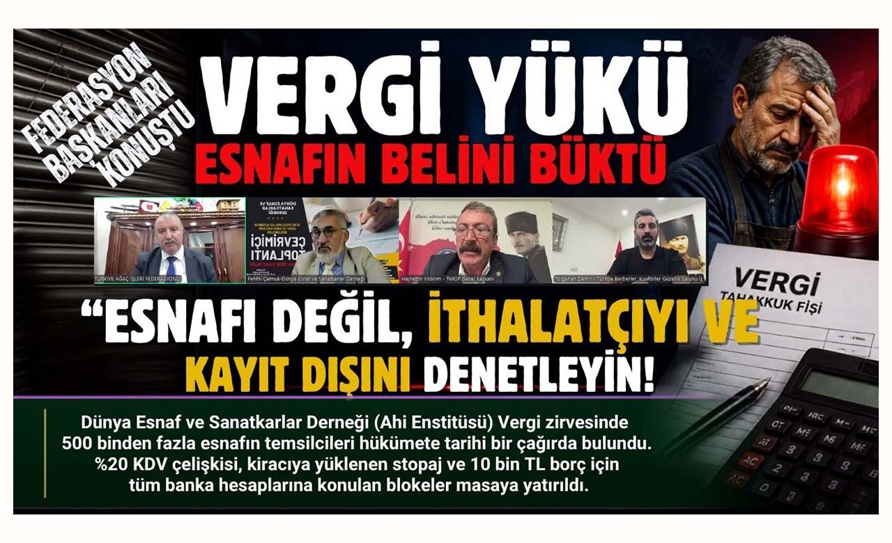 Vergi uygulamaları esnafın belini büktü