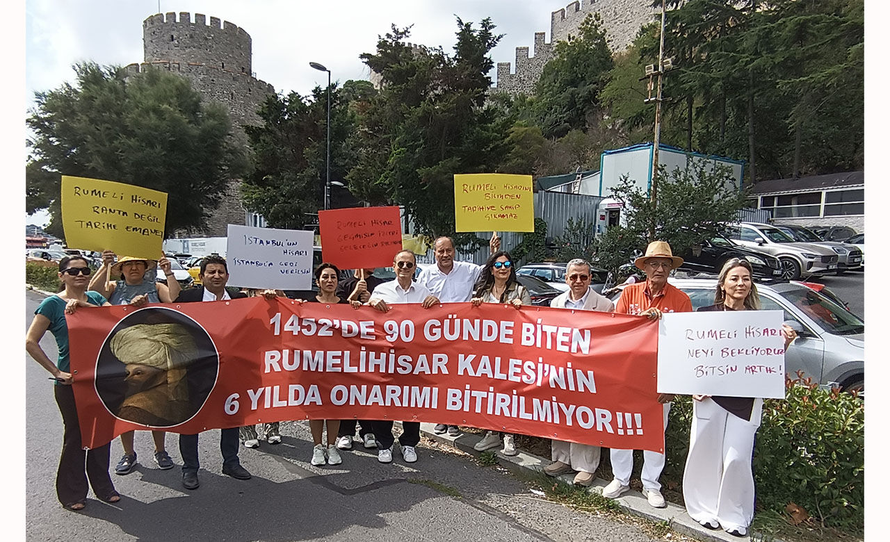 Rumeli Hisarı’ndaki bitmeyen restorasyona tepki