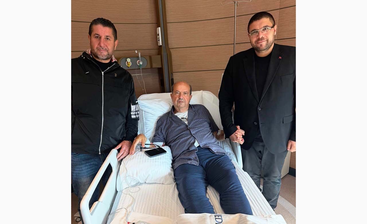 Gazeteci Yazar Hekimoğlu Süleyman Özcan’dan KKTC 5. Cumhurbaşkanı Ersin Tatar’a geçmiş olsun ziyareti